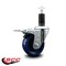 Service Caster 3.5'' Solid Poly Swivel 1-1/4'' Expanding Stem Caster Total Lock Brake SCC-EXTTL20S3514-SPUS-114 - alternate 3